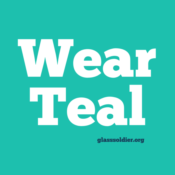 Wear Teal Poster