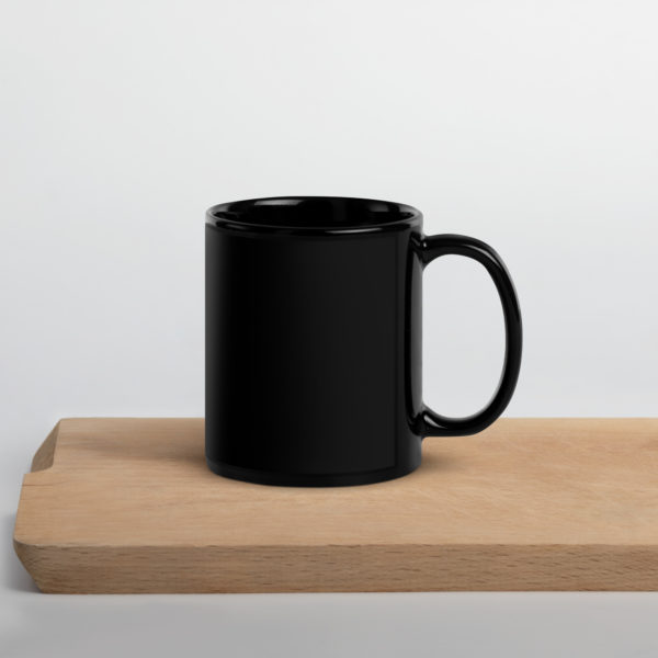 Believe A Survivor | Black Glossy Mug - Image 3