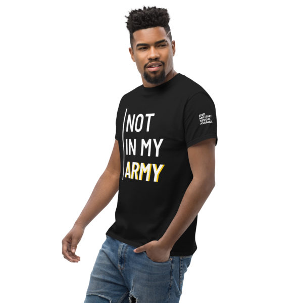 Not In My Army White | Men's classic tee - Image 5