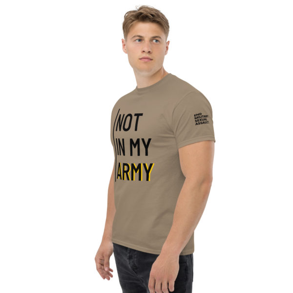 Not In My Army Black | Unisex T-Shirt - Image 4