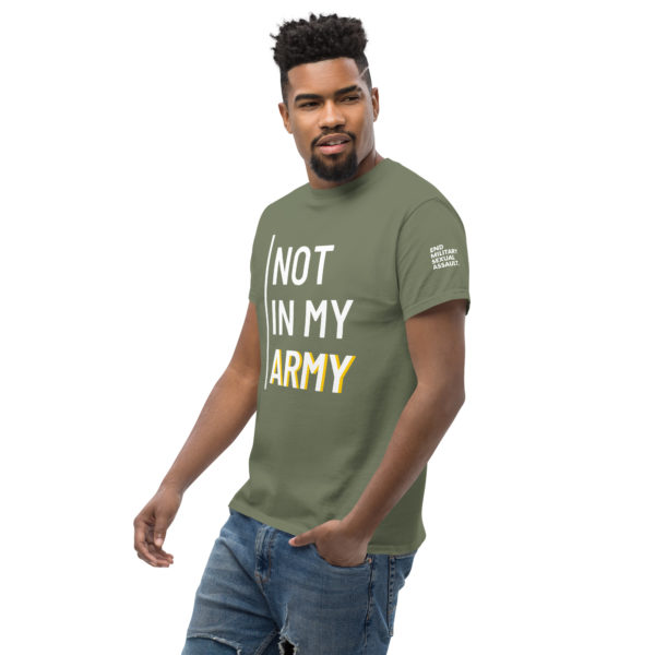 Not In My Army White | Men's classic tee - Image 22
