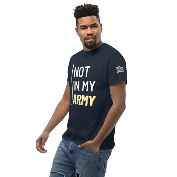 Not In My Army White | Men's classic tee - Image 10