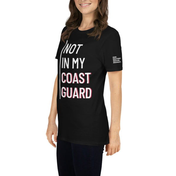 Not In My Coast Guard White | Short-Sleeve Unisex T-Shirt - Image 3