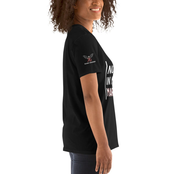Not In My Marines White | Short-Sleeve Unisex T-Shirt - Image 4