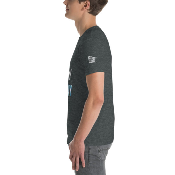 Not In My Navy White | Short-Sleeve Unisex T-Shirt - Image 10