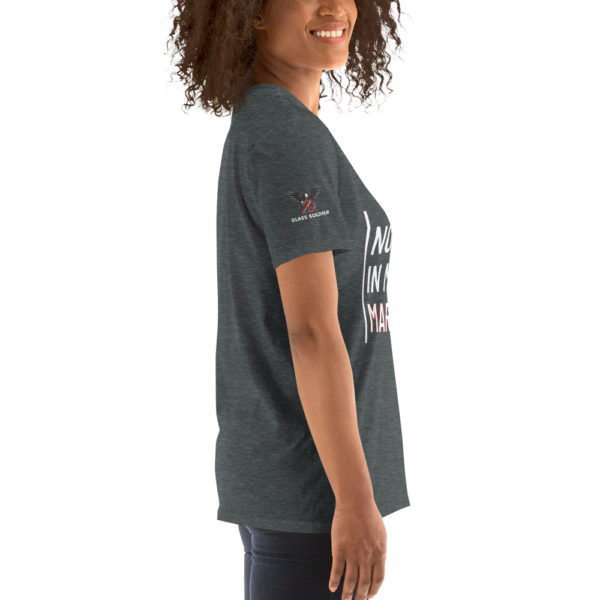 Not In My Marines White | Short-Sleeve Unisex T-Shirt - Image 14