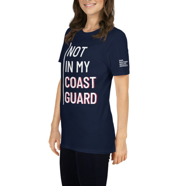 Not In My Coast Guard White | Short-Sleeve Unisex T-Shirt - Image 8