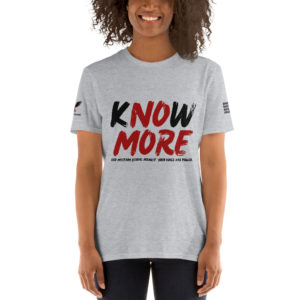 Know More Black | Short-Sleeve Unisex T-Shirt