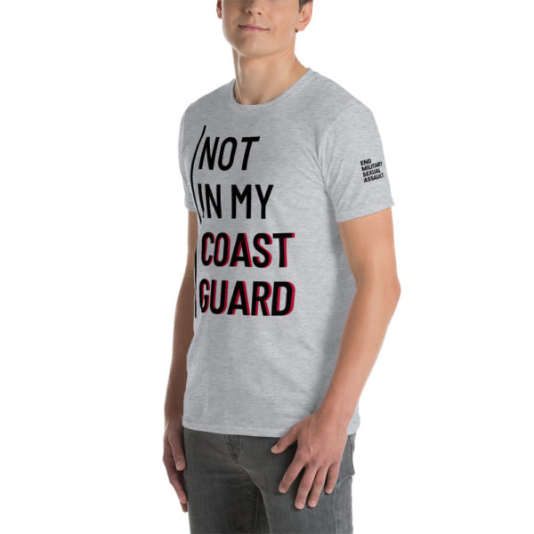 Not In My Coast Guard Black | Unisex T-Shirt - Image 3