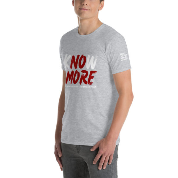 Know More White | Short-Sleeve Unisex T-Shirt - Image 18