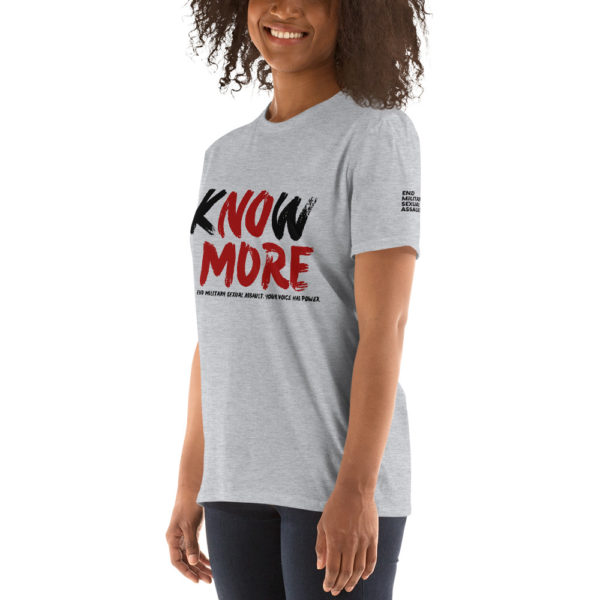 Know More Black | Short-Sleeve Unisex T-Shirt - Image 3
