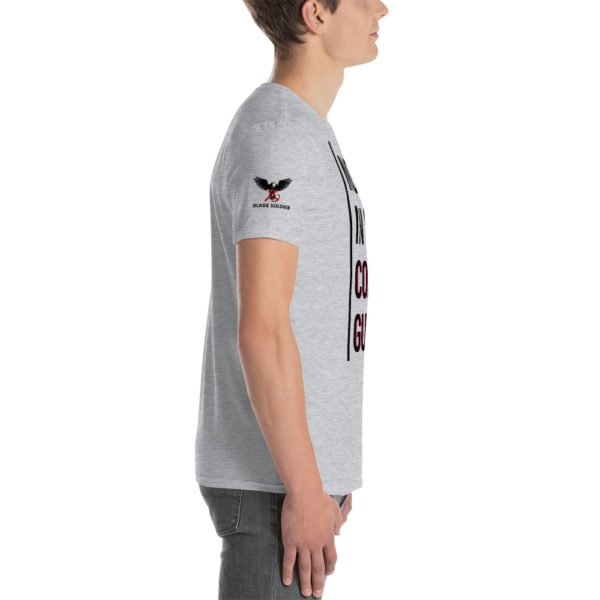 Not In My Coast Guard Black | Unisex T-Shirt - Image 4