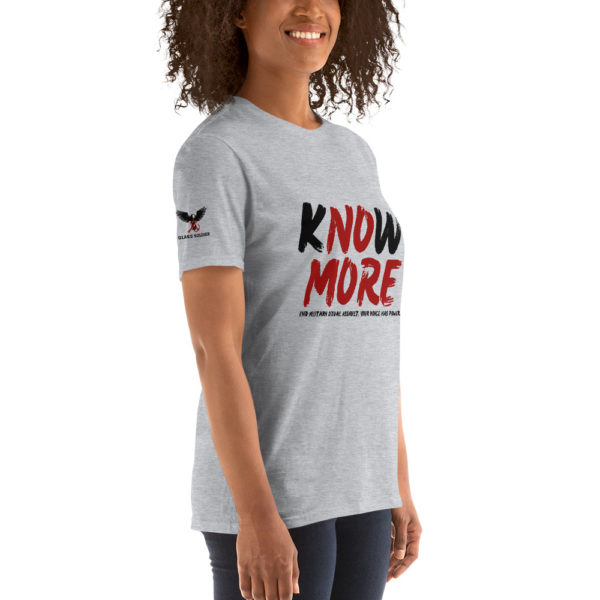 Know More Black | Short-Sleeve Unisex T-Shirt - Image 5