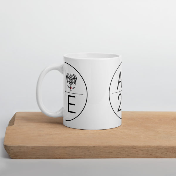 Act2End | White glossy mug - Image 5