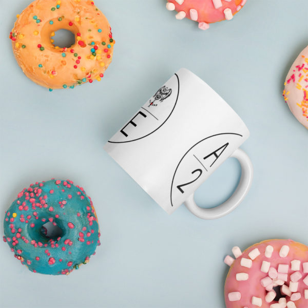 Act2End | White glossy mug - Image 2